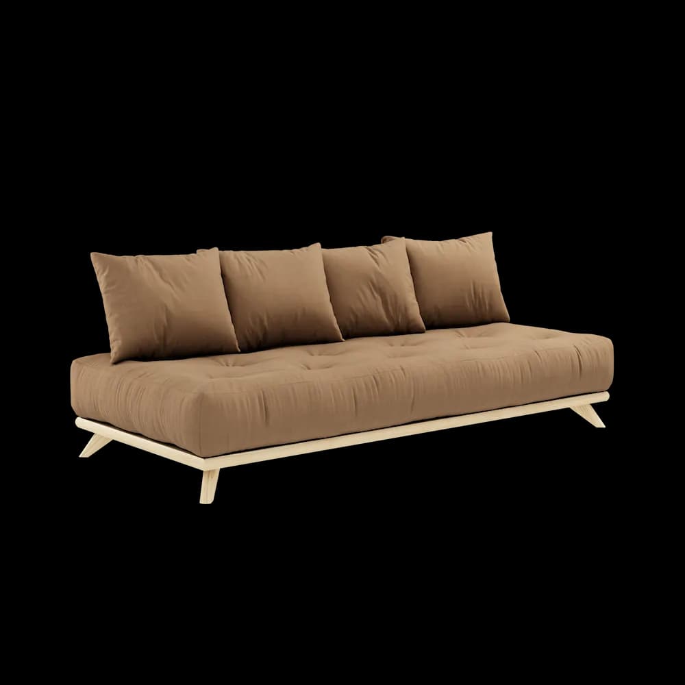 KARUP DESIGN Dřevěná pohovka SENZA hnědá 200 cm